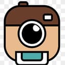 Cute Retro Instant Camera logo