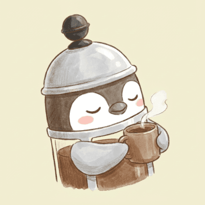 Mocha the Coffee Penguin