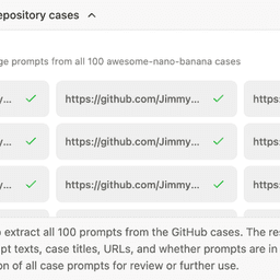 Extract Github prompt library at scale logo