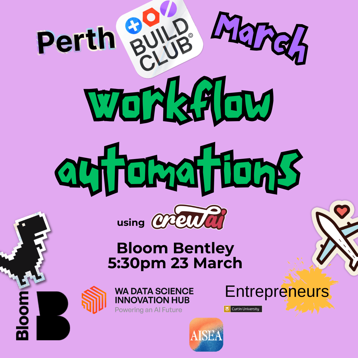 March Build Club Perth : Workflow Automations